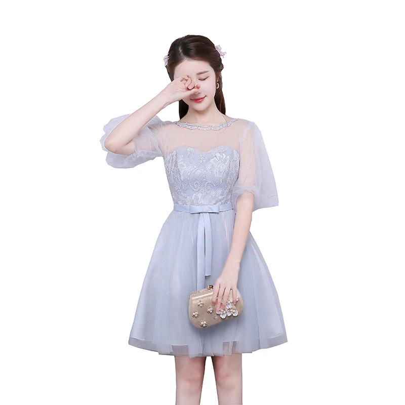 Элегантное платье для свадебной вечеринки большие размеры Тюлевое короткое