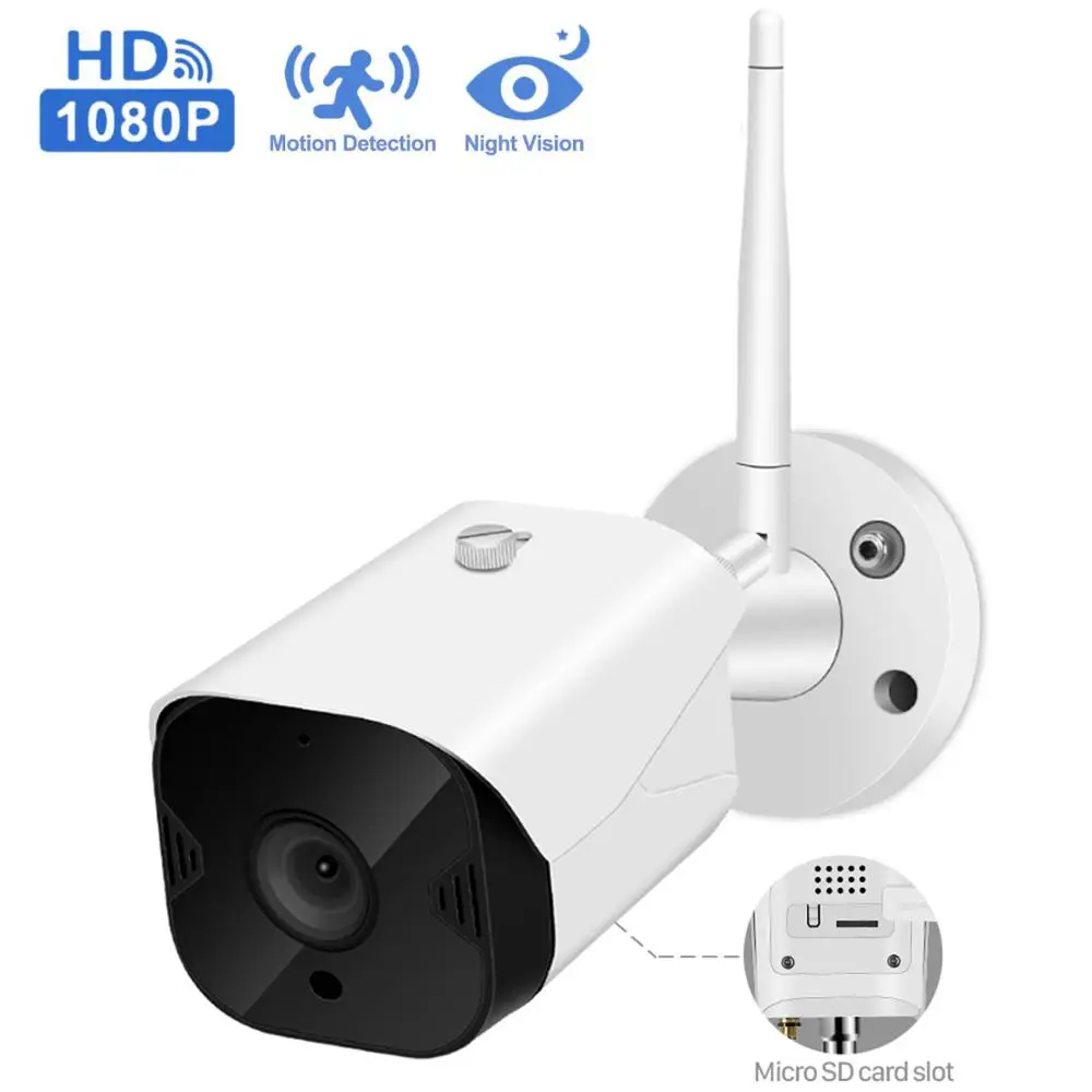 BESDERSEC 1080P облачная Wi Fi камера наружная 4 кратный зум Беспроводная цилиндрическая 2