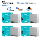 1-10 шт. SONOFF MINI R2 DIY Smart Wifi переключатель 2 Way Sonoff выключатель Реле EWeLink умный дом от Alexa Google Home