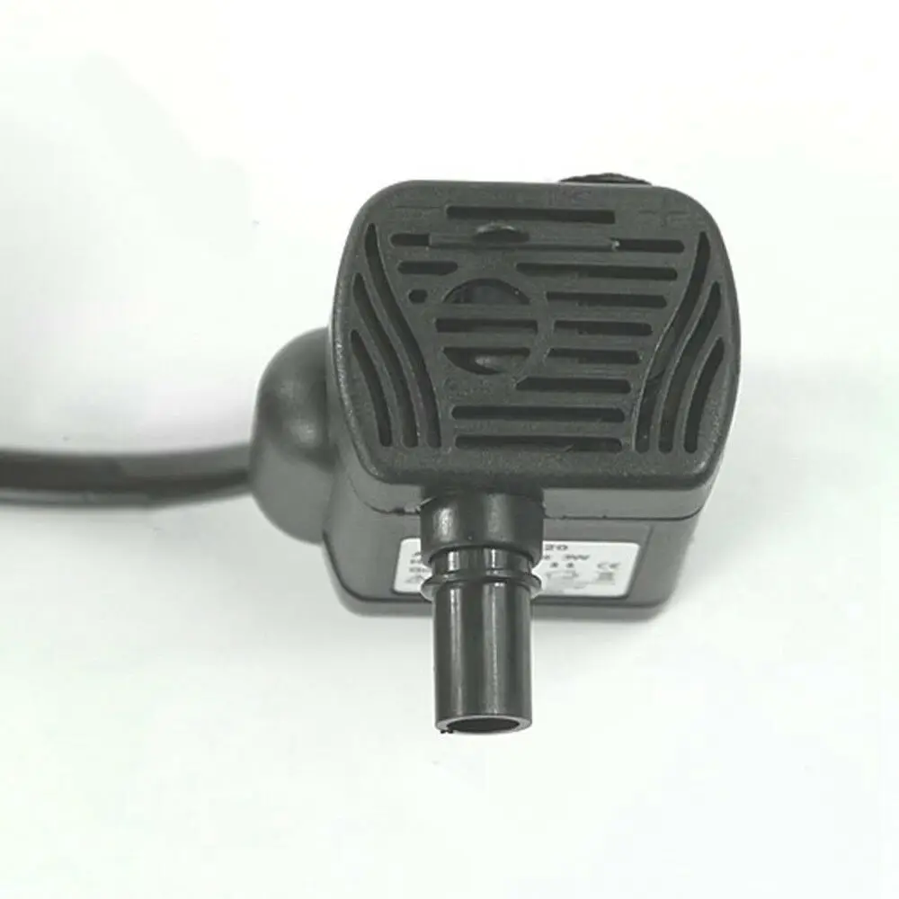 Миниатюрная вода 3 Вт 220 В погружной насос для аквариума фонтана пруда сада вилка