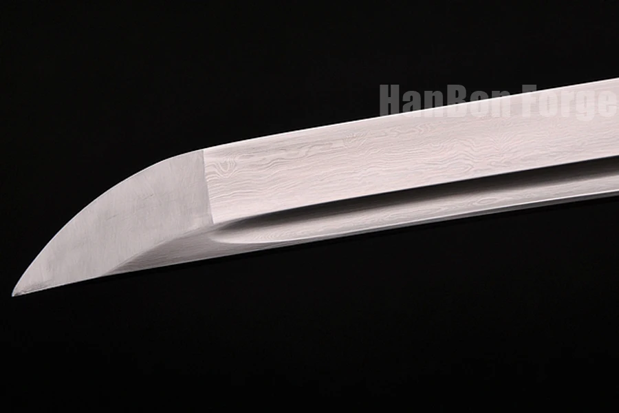 

Japanese Katana Sword Handmade Pattern Steel Full Tang Blade With High Quality Alloy Tsuba