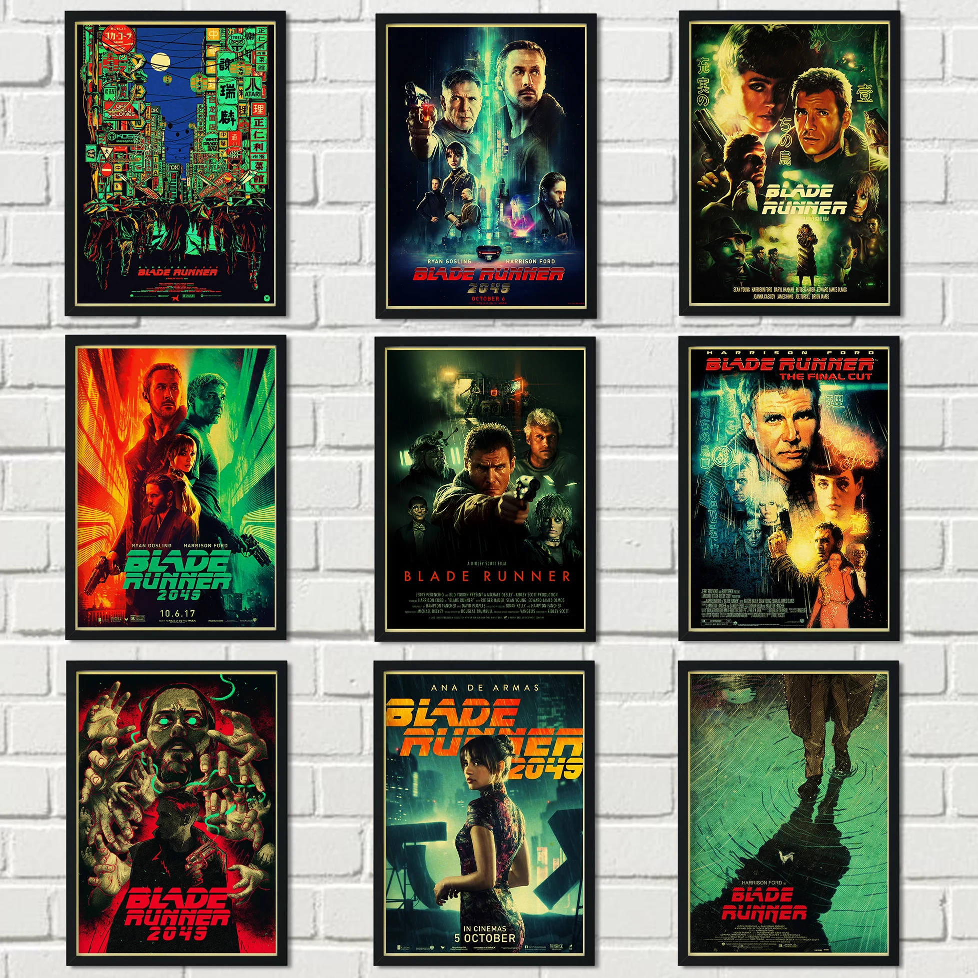 Американский фильм лезвие бегун 2049 Ретро плакаты хорошее качество печать на