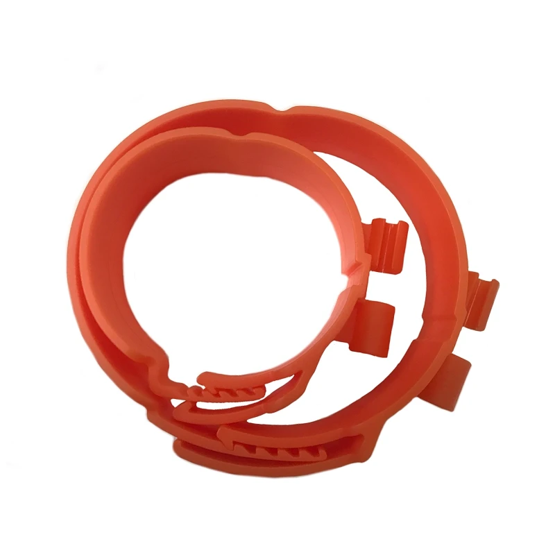 

1pcs Fixed Nylon Tube Card Hose Clamp Air Conditioning Tubes Clips 75/110mm Adjustable Plastic Tube Strapair Home Hardware