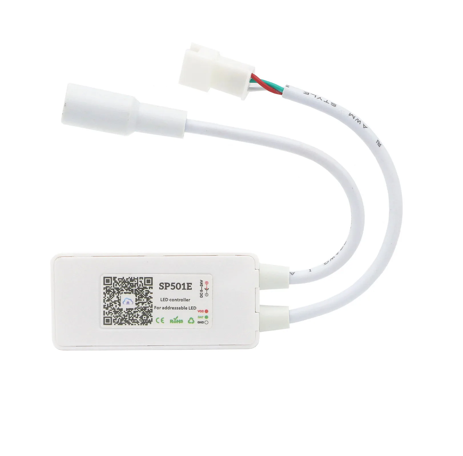 SP501E SP105E SP106E SP107E SP108E SP501E SP110E светодиодный WiFi Bluetooth музыкальный пульт управления, iOS Android App беспроводной пульт дистанционного управления DC5V~ 24V - Цвет: SP501E