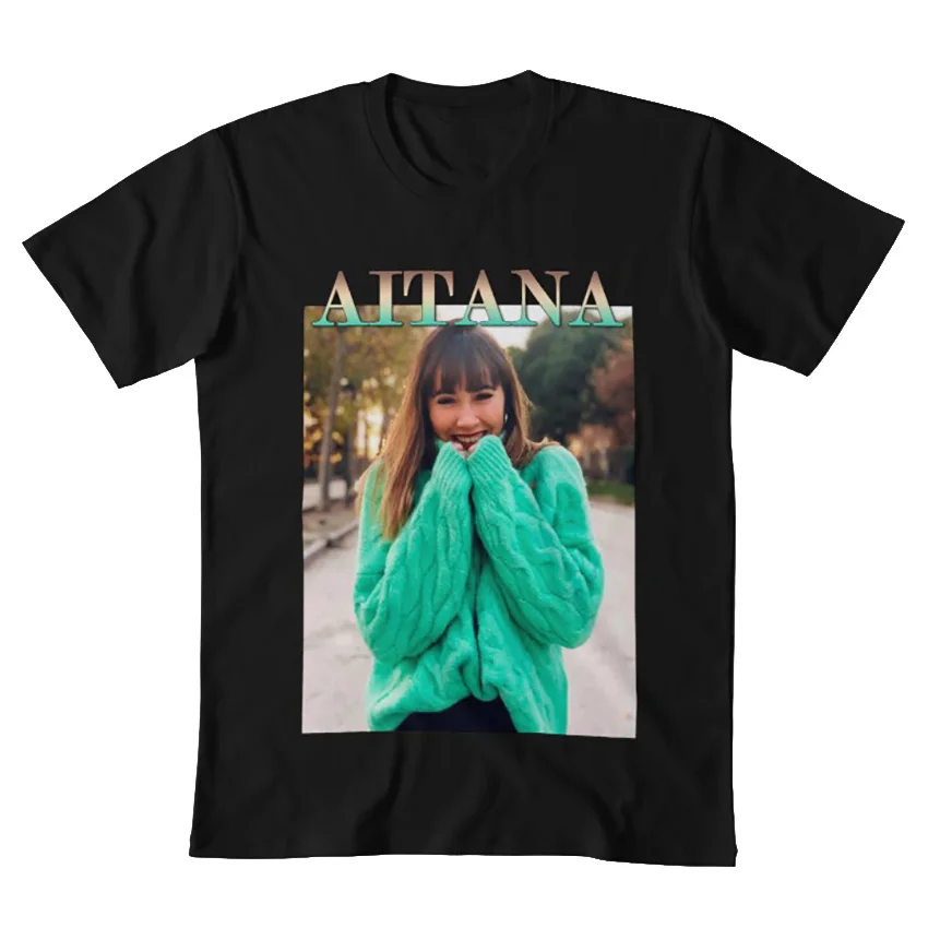 AITANA футболка aitana oca?a aitanax трейлер альбом диск Ретро 80s 80 ot|Мужские футболки| |
