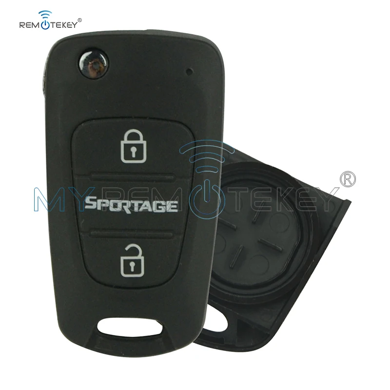 

Remtekey 3 button TOY48 for Kia Sportage Folding remote car key shell case