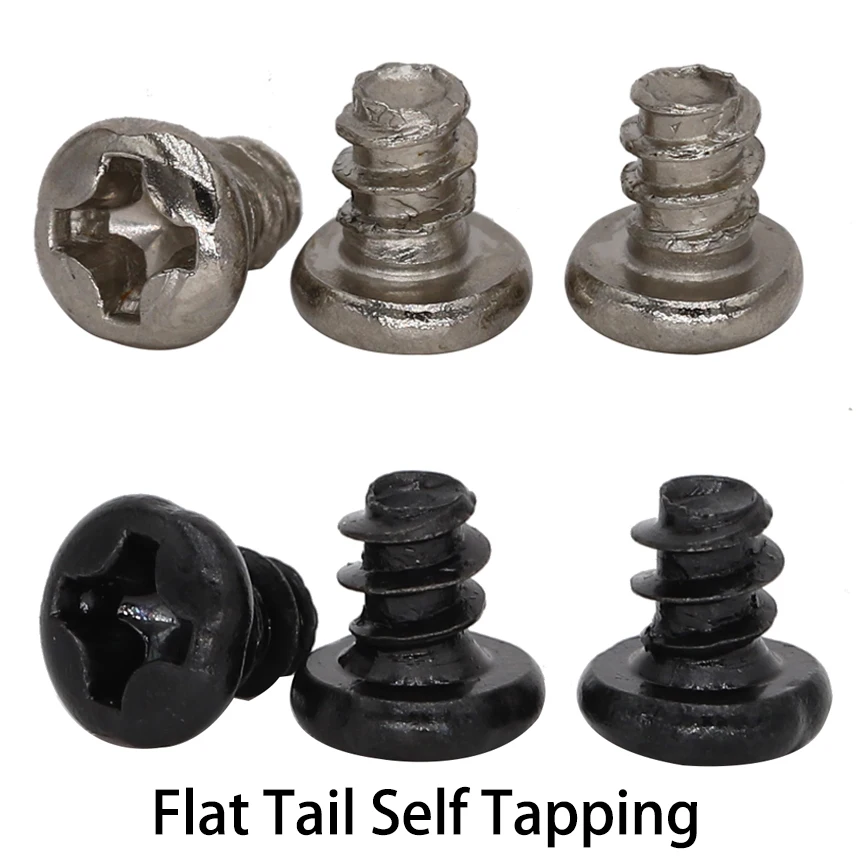 Саморезы Из черной никелированной углеродистой стали M3.5 * 12/16 M3.5x12/16