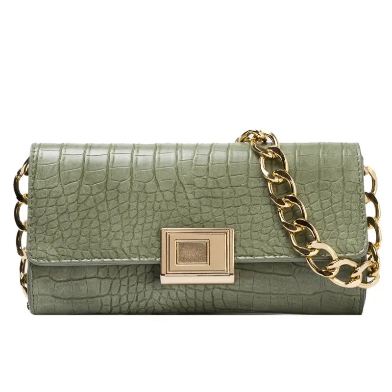 

Fashion Vintage Bags For Women 2021 Crocodile pattern Shoulder Purse Luxury Handbags Women Bags Designer Female Bags Purse