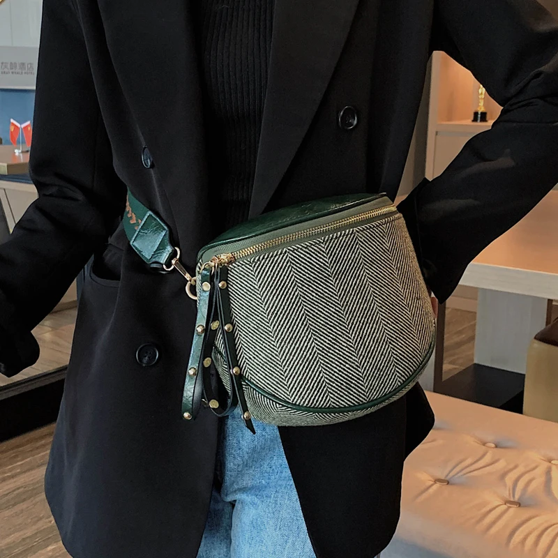 Модная цветная женская сумка мессенджер на плечо нагрудная для девушек молнии