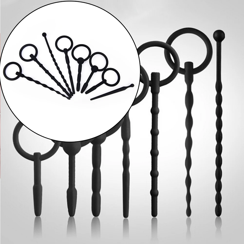 Silicone Penis Plug Urethral Sound No Vibrator Catheter Dilator Tube Insert Irritation For Men Sex Toy |