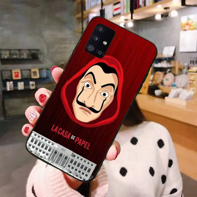 

Spanish TV La casa de papel House of Paper Phone Case For Samsung S6 S7 edge S8 S9 S10 e plus A10 A50 A70 note8 J7 2017