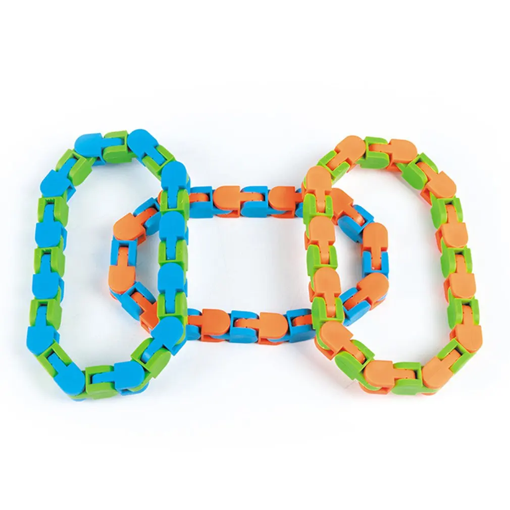 Rompecabezas de serpiente para ni&ntilde;os, juguete sensorial cl&aacute;sico, con dise&ntilde;o de serpiente para el autismo, con seguimiento Multicolor y clic, novedad, 1 unidad-1