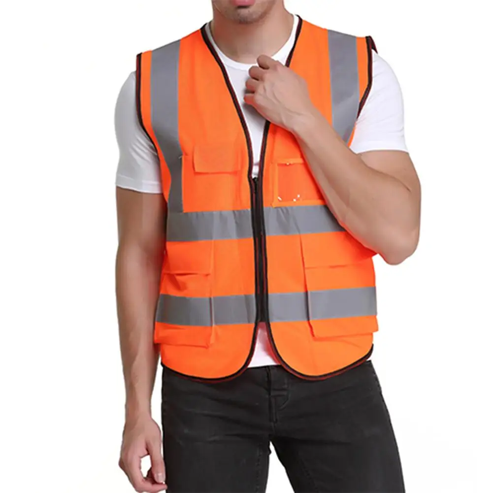 Высокая видимость светоотражающий спортивный жилет унисекс Светоотражающие