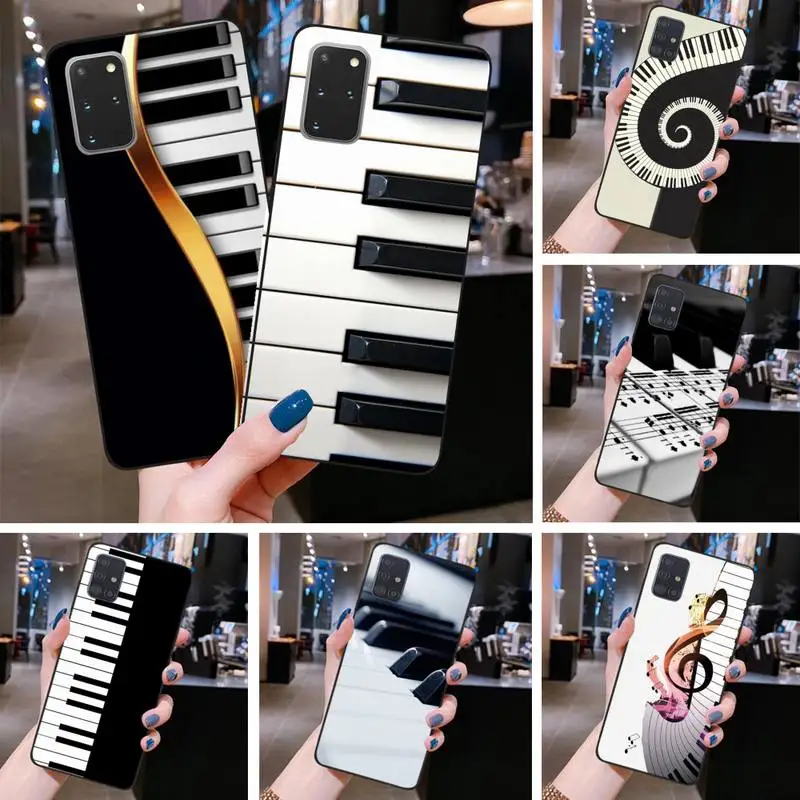 Чехол для телефона с музыкальным пианино клавиатурой Samsung Galaxy S21 Plus Ultra S20 FE M11 S8 S9