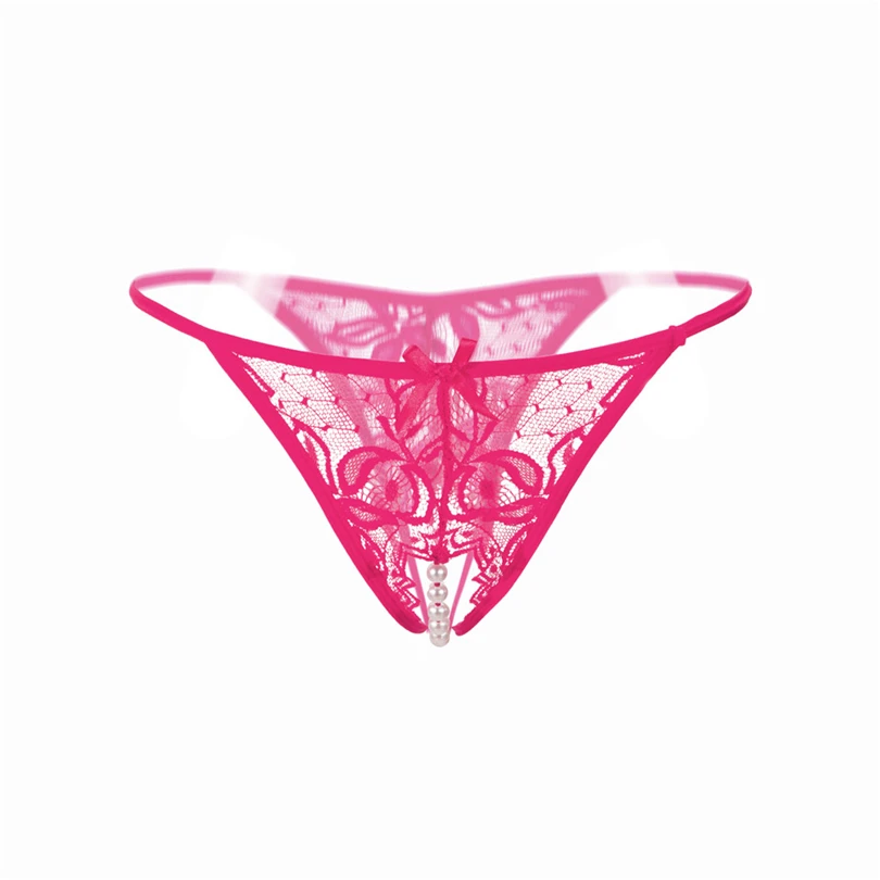 

Women Sexy Panties Woman Briefs Crotchless Lingerie Open Crotch Thong With Pearls Massaging Underwear Ropa Interior Femenina A20