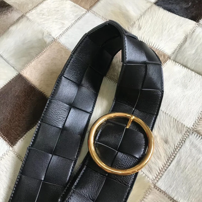 Новинка 2021 женский ремень роскошный бренд модное элегантное кожаное Плетеное