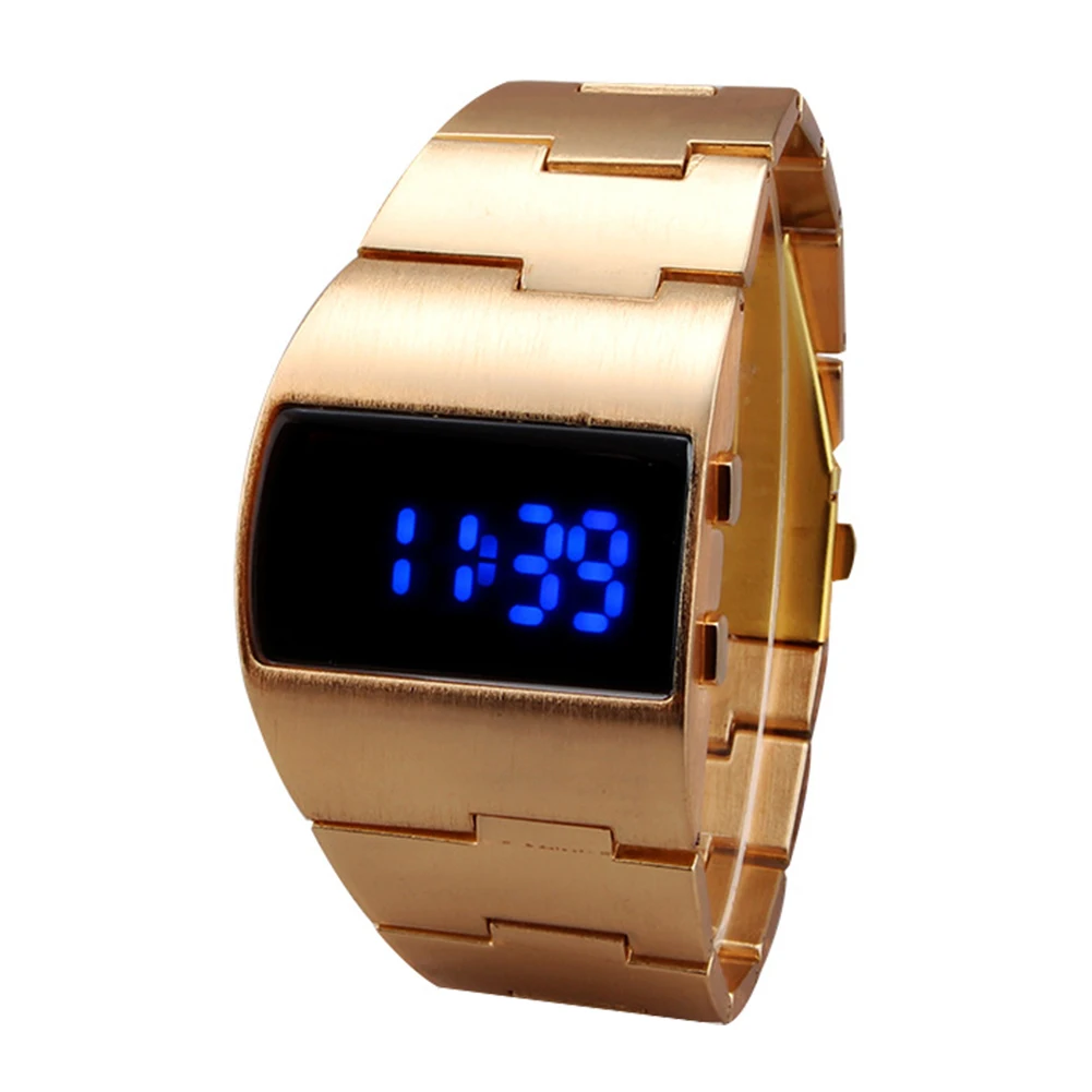

Men Women Electronic Outdoor Gift Adjustable LED Display Portable Fitness Business Digital Watch Casual Cool Decoration Bracelet