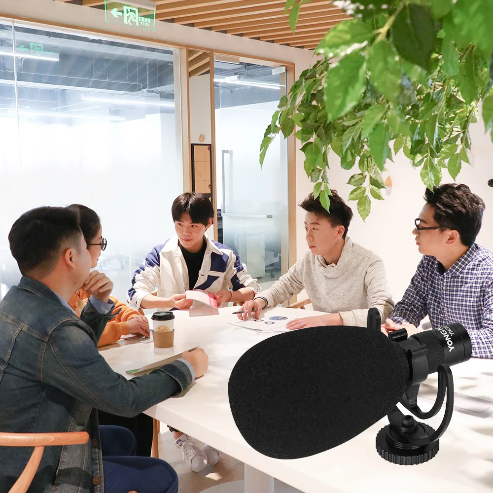 

Yongnuo Cardioid Microphone Phone Microphone for Nikon Canon Sony Camera Accessories Video Photography Recording Camera DSLR