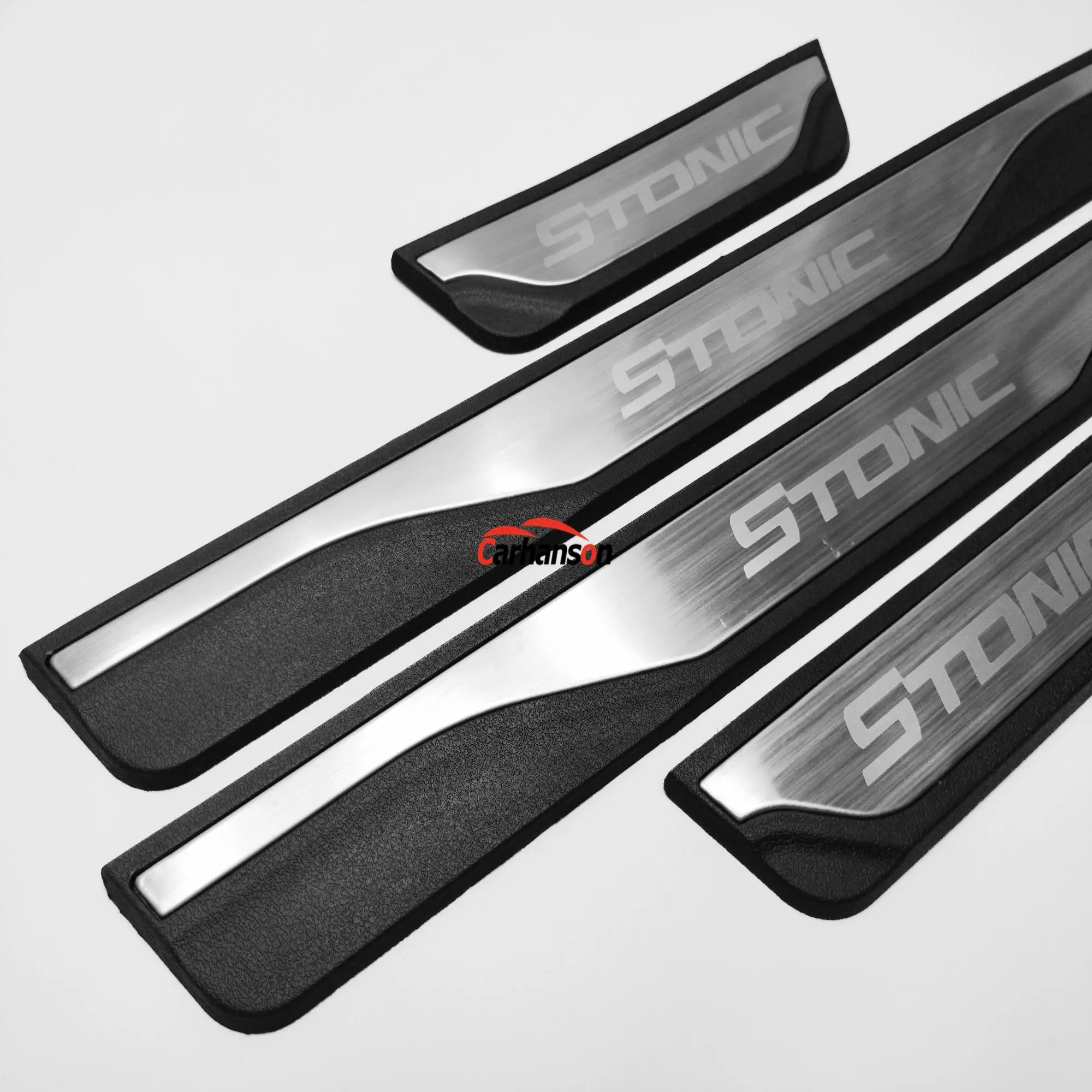 Автомобильные наклейки аксессуары для Kia Stonic полоса на порог двери защитные