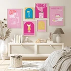 Постер в стиле ретро для коктейлей, напитков, виски, Джин-тоник, Картина на холсте в стиле бохо, Настенная картина для кухни, бара, гостиной, украшение для дома
