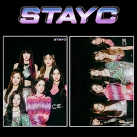 kpop staycs new album so bad poster self adhesive stickers pictorial photos and sumin sieun products are on sale