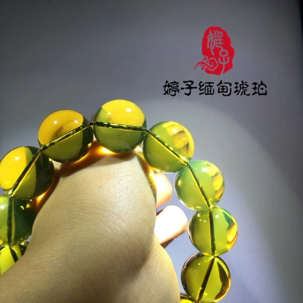 Янтарь из Мьянмы] чистая натуральная Янтарная кровь Мьянмы Золотая Орхидея