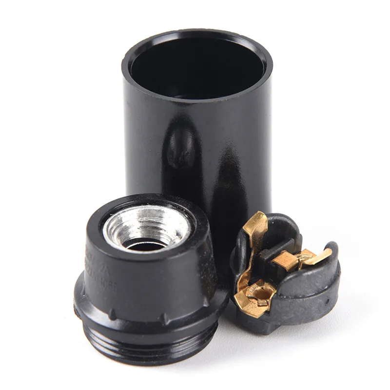 

Винтажная промышленная лампа держатель E14/E27 бакелитовая Лампа основание подвесной светильник розетка светильник для дома