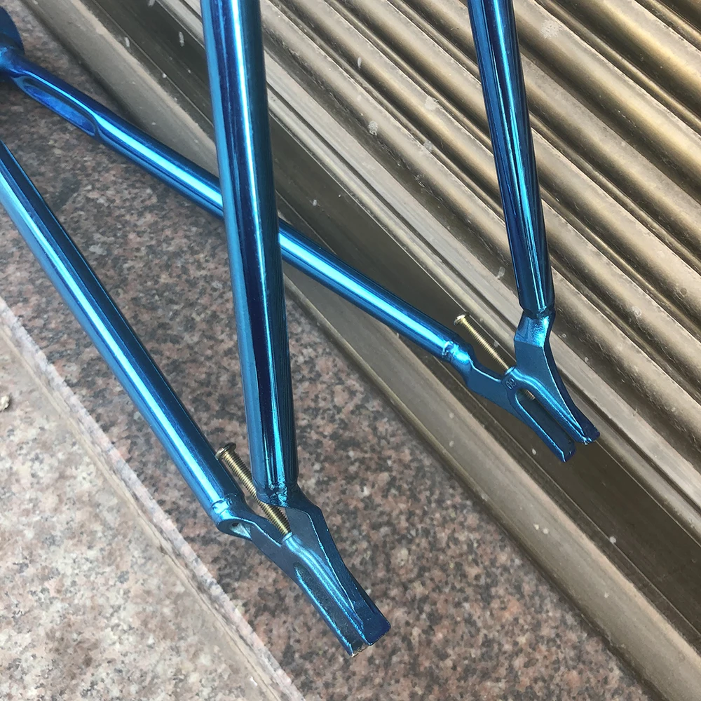 Велосипедная Рама с фиксированной передачей 52 см зеленая винтажная велосипедная