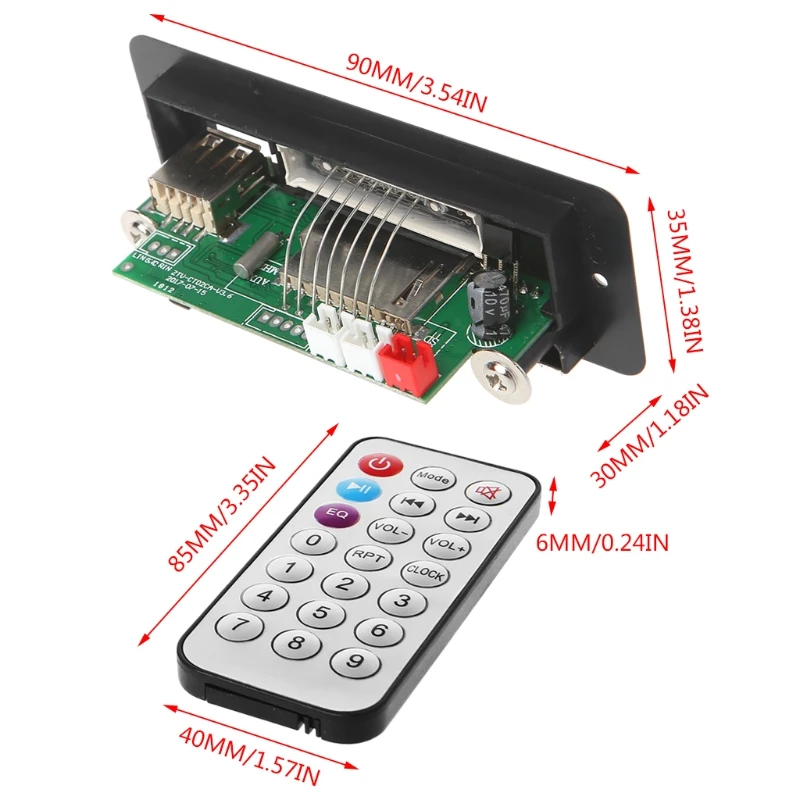 New Wireless MP3 Player Decoder Board Audio Module USB Radio With Remote Control | Электроника