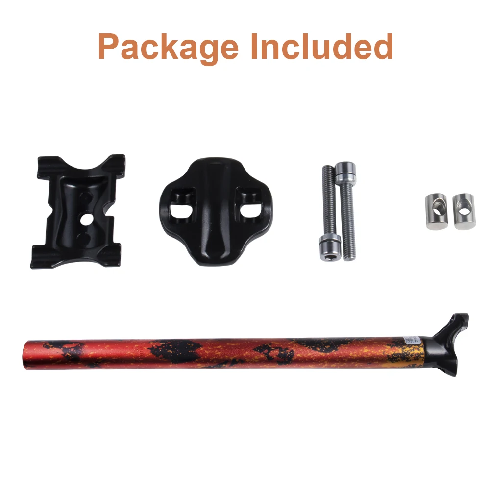 

Bolany Bicycle Seatpost Adapter MTB Bike 27.2/31.6mm /400MM Colorful Aluminum Alloy Seat Post Clamp Adjustable For Bicycle Parts