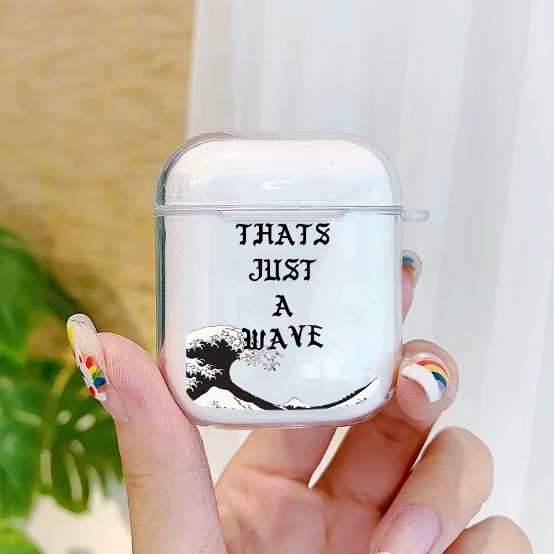 Чехол The Great Wave off Kanagawa для задней панели мягкий чехол Airpods беспроводная версия
