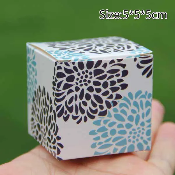 Новые креативные квадратные коробки для конфет с принтом упаковка вечеринок