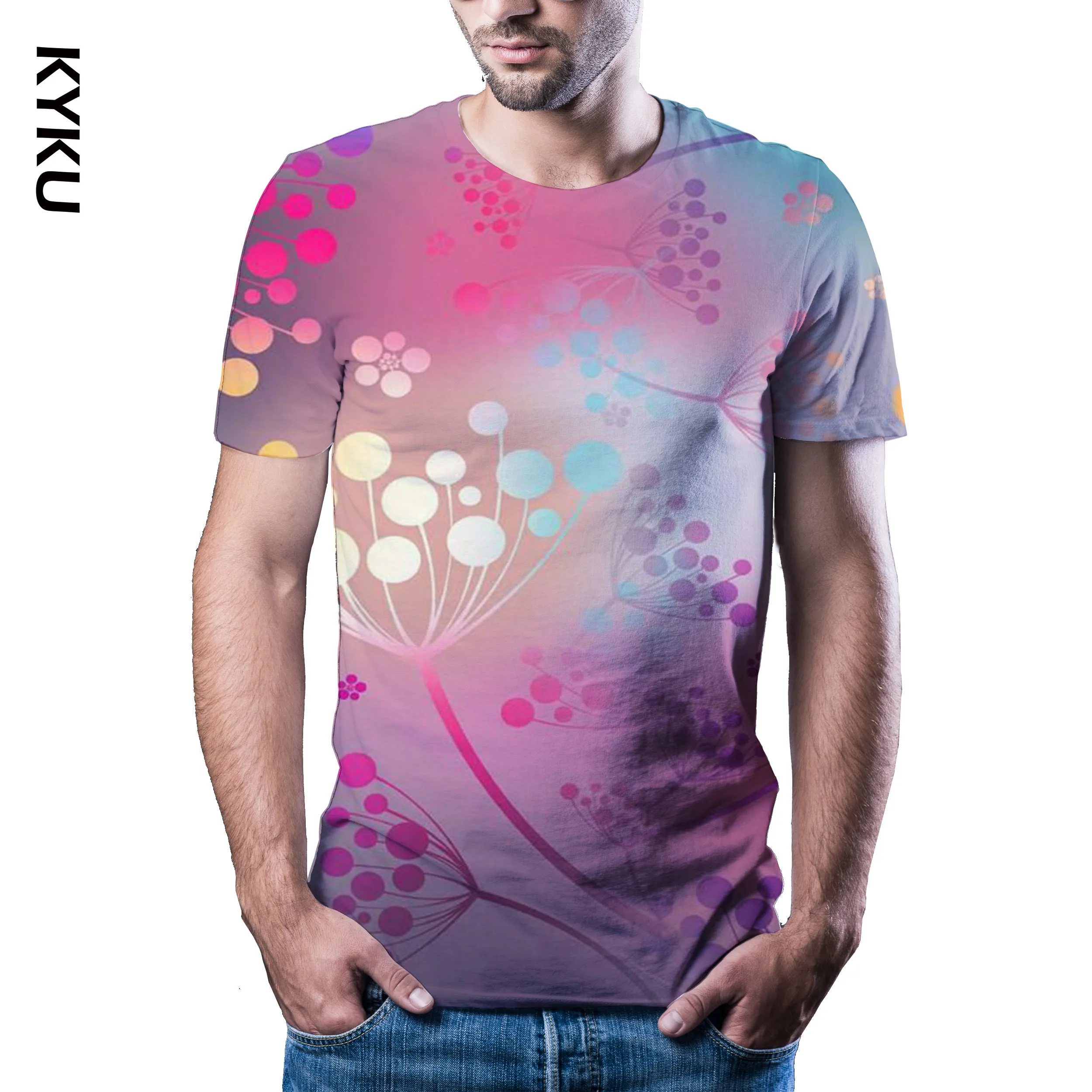 

3D black-and-white pattern hypnotic T-shirt 2020 new summer men's fashion short-sleeved T-shirt men's harajuku casual shirt