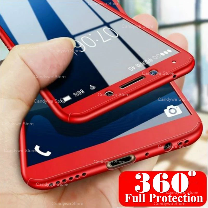 360 Полное покрытие Защитный чехол для samsung A30 A50 A40 A70 A10 Galaxy S10 S9 S8 плюс S7Edge S10E Жесткий ПК чехол для Note 8 9 Coque