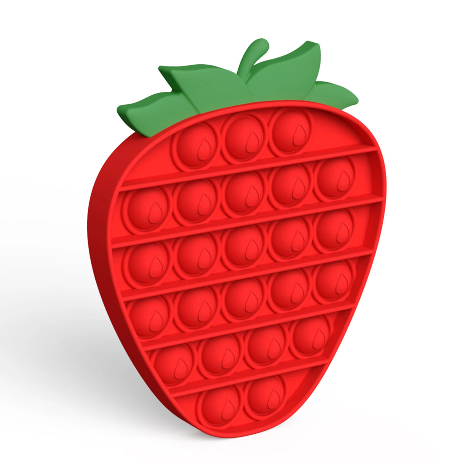 Игрушка антистресс для взрослых клубника с пузырьками попит мягкая сжимаемая