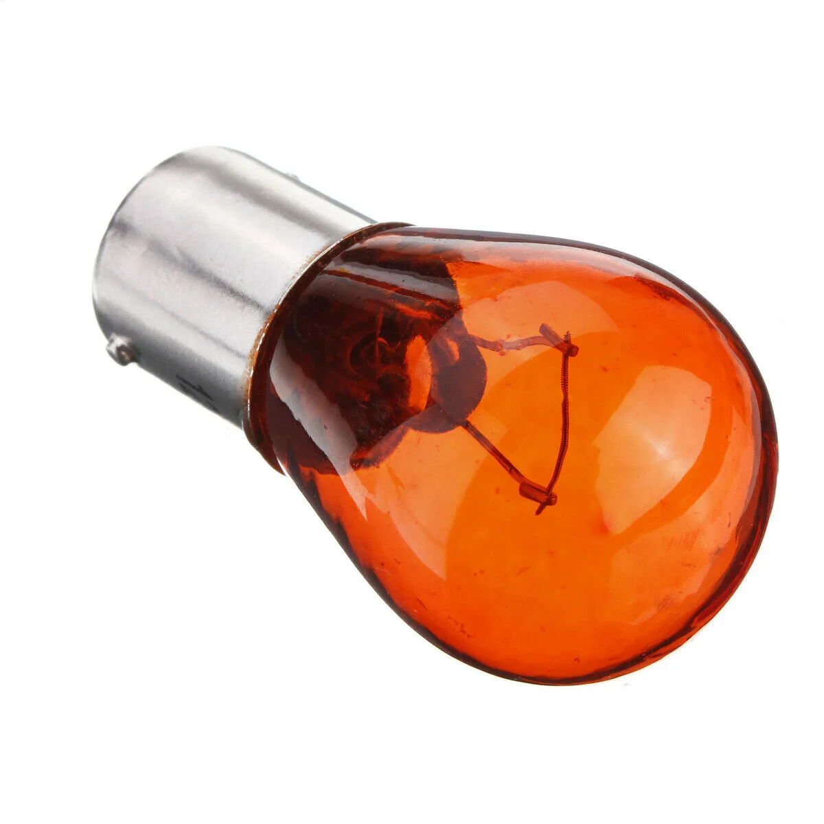 

Indicator LED Bulbs PY21W BA15S Turn Signal Car 10pcs 12V Amber Bayonet Base Lamp
