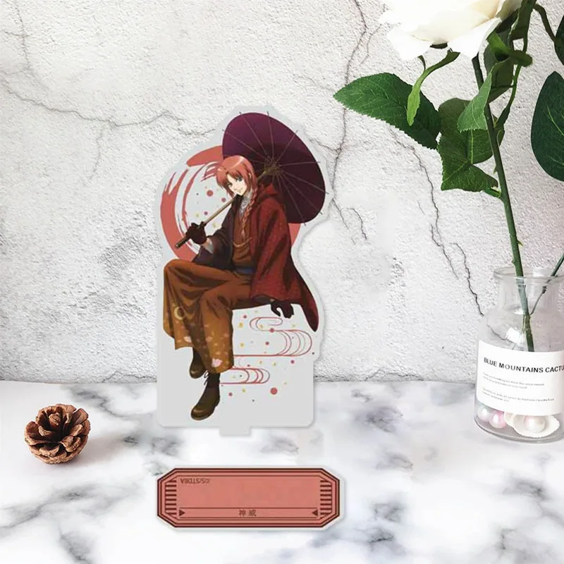 

Gintama Sakata Gintoki Japanese Anime Desktop Stand Decoration Gintama Cartoon Figure Model Cosplay Acrylic Stand Ornament Gift