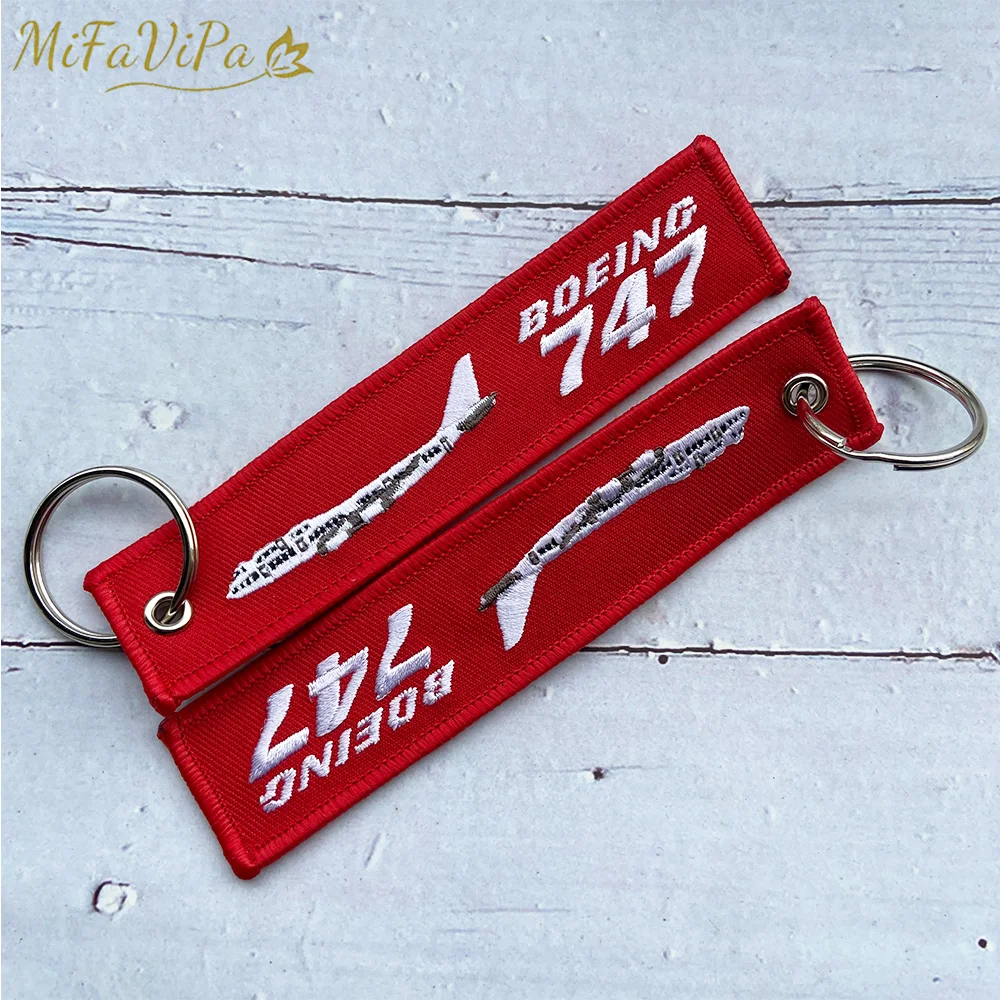 MiFaViPa Боинг 747 модный ремень для телефона с красной вышивкой авиационные брелки