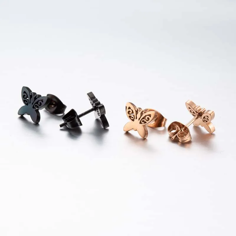 

Серьги Yiustar женские из нержавеющей стали в виде бабочек