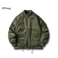 winter military jacket outwear men cotton padded flight bomber jacket coat casual baseball jackets varsity jackets