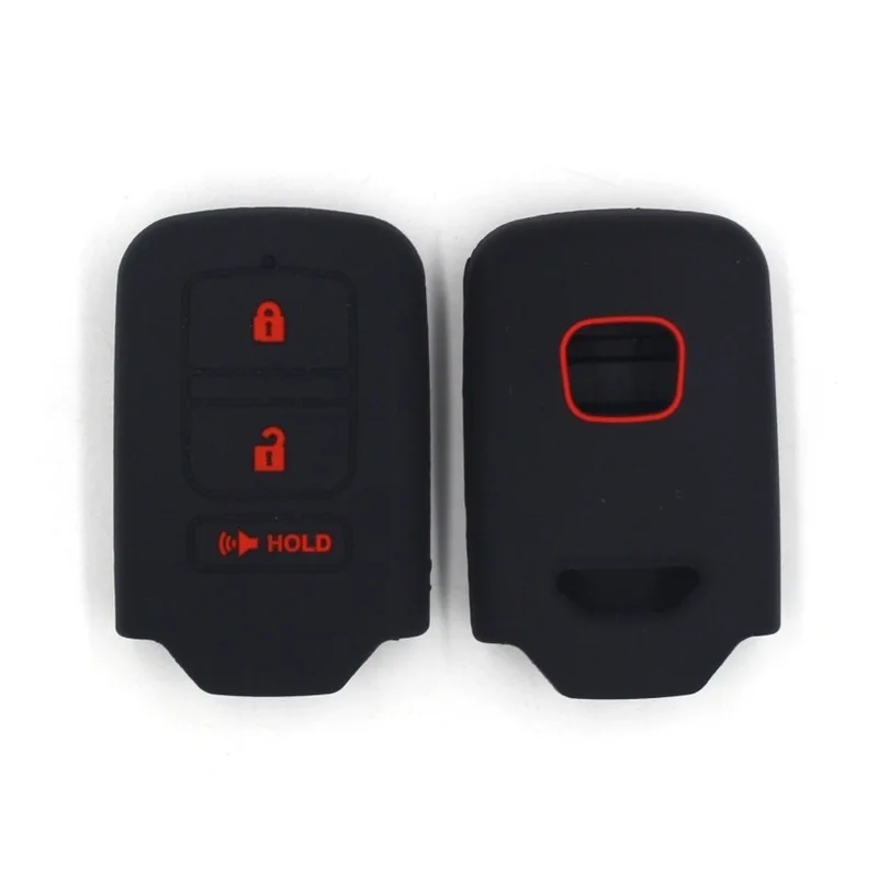 Чехол для автомобильного ключа с 3 кнопками силиконовый резиновый чехол honda Gienia