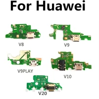 for huawei honor v8 v9 v9play v10 v20 usb charging motherboard dock port charger board flex cable plug connector