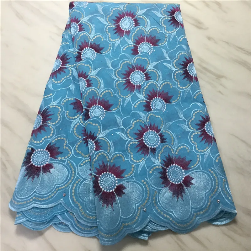 5 ярдов 2020 последняя швейцарская хлопковая ткань вышитая бисером | Дом и сад