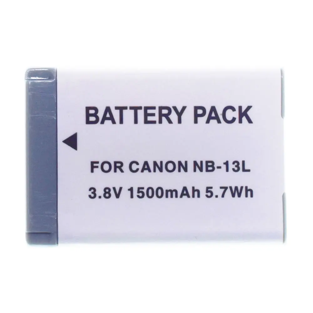 2 шт. в комплекте NB-13L Перезаряжаемые Li-Ion Батарея зум-объектив для Canon PowerShot G5X G9X G7X