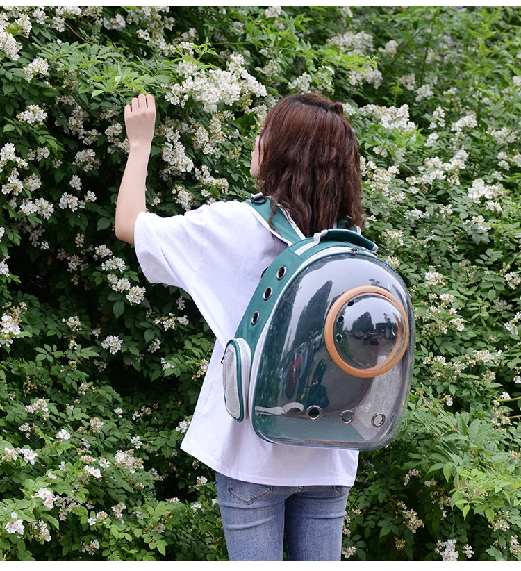

Pet Carrier for Cats Breathable Space Capsule Transparent Pet Carrier Bag Dog Cat Backpack Bubble Window Carrying Travel Bags