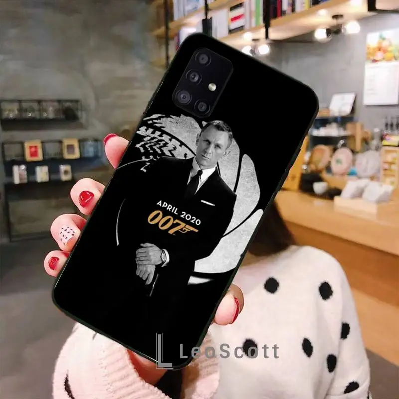 

James Bond 007 Phone Case For Samsung A40 A31 A50 A51 A71 A20E A20S S8 S9 S10 S20 Plus note 20 ultra