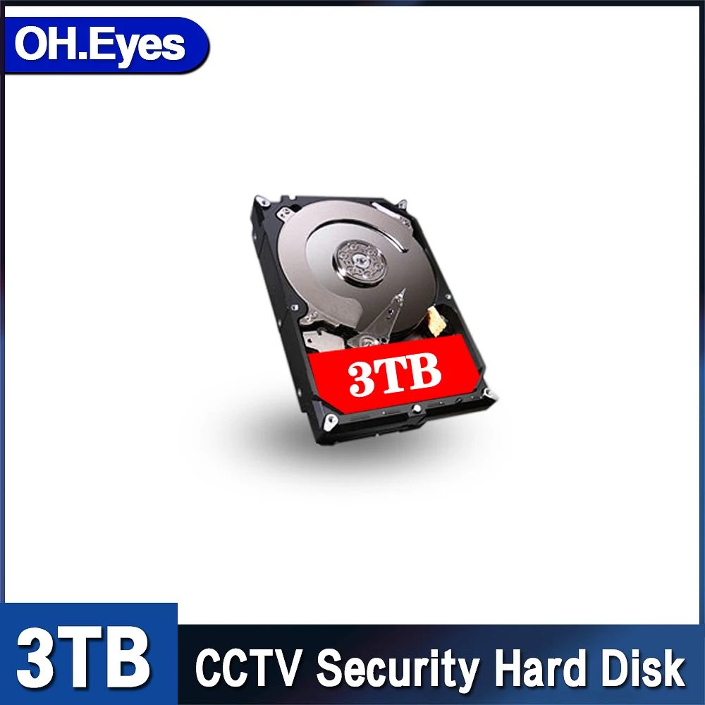 

Жесткий диск OH.eyes 3,5 дюйма SATAIII 3 ТБ HDD 64 Мб 7200 об/мин для системы видеонаблюдения DVR камера NVR комплекты наблюдения