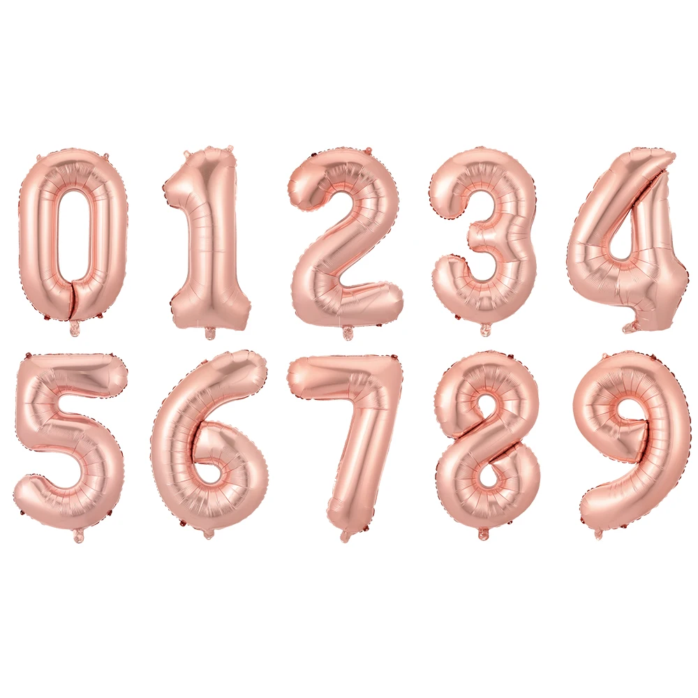 

Воздушные шары фольгированные цифры день рождения Partigos