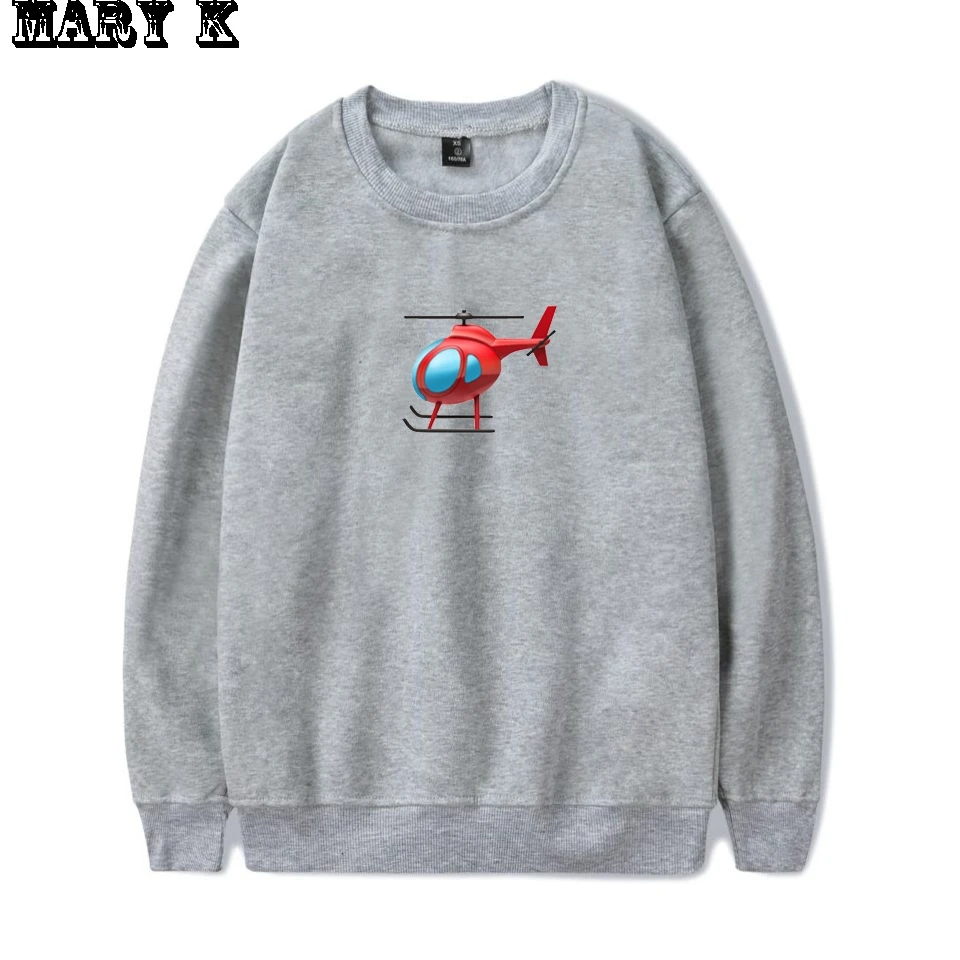 Новинка 2020 года. Мужские и женские свитшоты Tony lopez Merch Elicopter. Пуловер с круглым