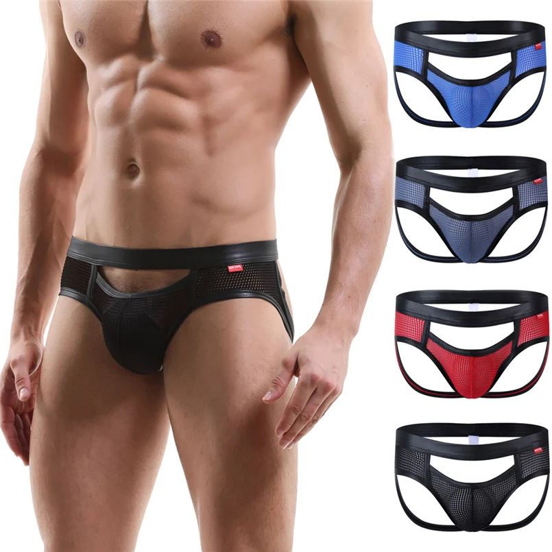 Мужские удобные дышащие трусы сексуальное мужское нижнее белье сексуальные